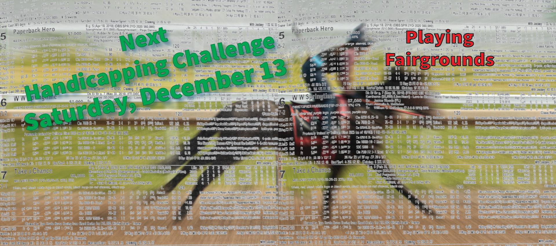 Monthly Handicapping Challenges